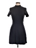 Just Fab Solid Black Casual Dress Size L - photo 1