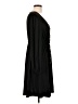 Unbranded Solid Black Casual Dress Size L - photo 4