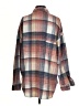 VICI Plaid Brown Long Sleeve Blouse Size S - photo 2