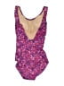 L.L.Bean Paisley Purple One Piece Swimsuit Size 4R - photo 2