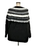 Talbots Chevron-herringbone Black Pullover Sweater Size 3X - photo 2
