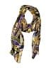 Glentex 100% Polyester Paisley Purple Black Scarf One size - photo 1