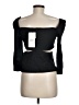 Zara Black 3/4 Sleeve Blouse Size M - photo 2