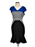 Julia Jordan Color Block Blue Cocktail Dress Size S - photo 1