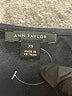 Ann Taylor 100% Polyester Black Long Sleeve Top Size XS - photo 4