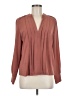 Shein 100% Polyester Brown Long Sleeve Blouse Size 6 - photo 1