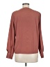 Shein 100% Polyester Brown Long Sleeve Blouse Size 6 - photo 2