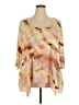 LOGO by Lori Goldstein Tan 3/4 Sleeve Top Size 3X - photo 1