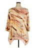 LOGO by Lori Goldstein Tan 3/4 Sleeve Top Size 3X - photo 2
