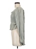 Sim & Sam 100% Rayon Green Long Sleeve Blouse Size M - photo 5