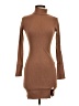 Lulus Solid Brown Casual Dress Size S - photo 1