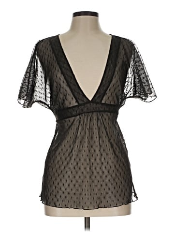 New York & Company Short Sleeve Blouse (view 1)