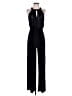 Emma & Michele Chevron-herringbone Black Jumpsuit Size S - photo 1