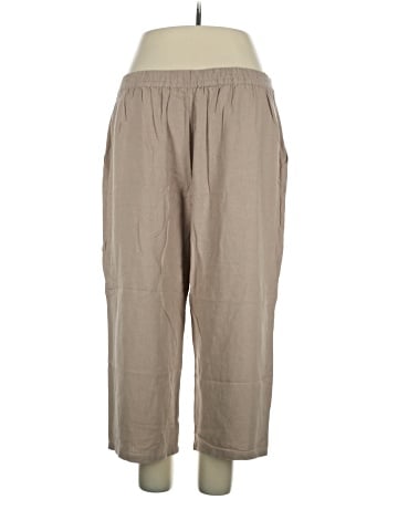 Susan Graver Linen Pants (view 2)