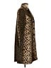 INC International Concepts 100% Polyester Animal Print Brown Coat Size L - photo 4