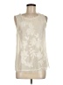 Unbranded Ivory Sleeveless Blouse Size M (estimated) - photo 1