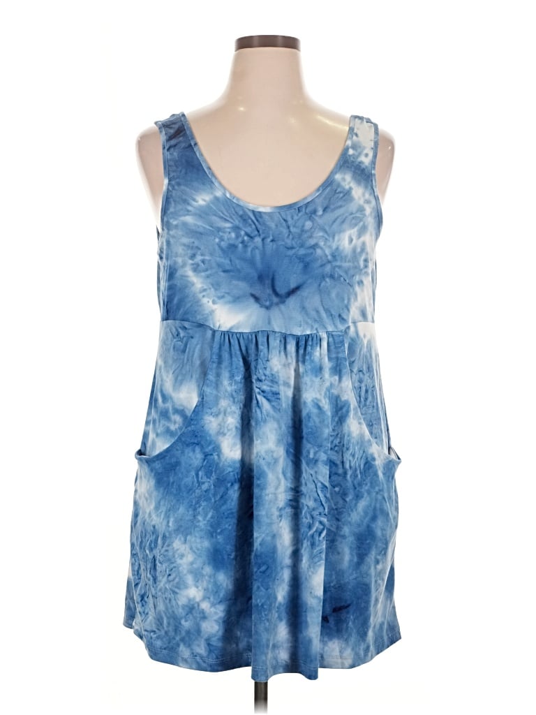 Pre-owned J Valdi Casual Dress In Blue