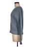 White + Warren Checkered-gingham Blue Pullover Sweater Size M - photo 5