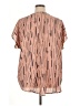 She + Sky 100% Polyester Pink Short Sleeve Blouse Size XL - photo 2