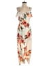 As U Wish 100% Polyester Ivory Jumpsuit Size M - photo 1