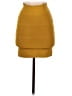 BCBGMAXAZRIA Solid Yellow Casual Skirt Size XS - photo 1