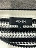 ME+EM 100% Cotton Stripes Silver Black Pullover Sweater Size S - photo 7