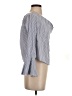 Free People Blue 3/4 Sleeve Button-Down Shirt Size XS - photo 4