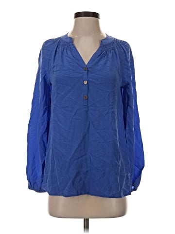 Lilly Pulitzer Long Sleeve Silk Top (view 1)