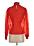 H&M Red Long Sleeve Blouse Size 4 - photo 2