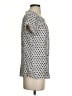 Boden Hearts Silver Short Sleeve Blouse Size 4 - photo 4
