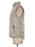 Thread & Supply 100% Polyester Gray Faux Fur Vest Size S - photo 5