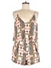 H&M Conscious 100% Polyester Print Ivory Romper Size 8 - photo 1