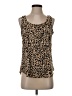 Faded Glory 100% Polyester Brown Sleeveless Top Size 4 - 6 - photo 1