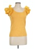 Mittoshop Yellow Short Sleeve Top Size L - photo 1