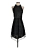 Limited Edition 100% Polyester Argyle Black Cocktail Dress Size 0 - photo 1
