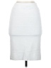 BCBGMAXAZRIA Solid White Formal Skirt Size S - photo 2