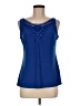 Cato Blue Sleeveless Blouse Size M - photo 1