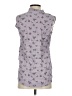 Modern Ambition Purple Sleeveless Button-Down Shirt Size XS - photo 2