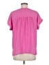 Ann Taylor 100% Polyester Pink Short Sleeve Blouse Size M - photo 2