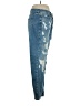 Torrid 100% Cotton Hearts Blue Jeans Size 14R - photo 4