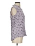 Modern Ambition Purple Sleeveless Button-Down Shirt Size XS - photo 4