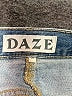 Daze 100% Cotton Blue Denim Skirt Size 25 waist - photo 4