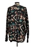 Crazy Train Print Black Pullover Sweater Size L - photo 2