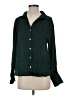 Express 100% Polyester Green Long Sleeve Blouse Size S - photo 1