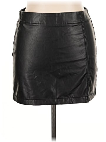 American Eagle Outfitters Faux Leather Skirt (view 1)