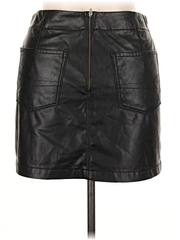 American Eagle Outfitters Faux Leather Skirt (view 2)