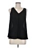 Apt. 9 100% Polyester Black Sleeveless Blouse Size M - photo 1