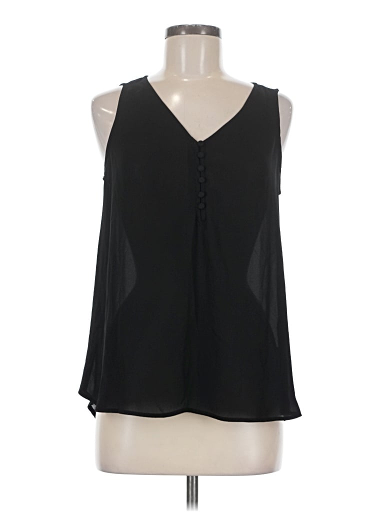 Pre-owned Apt. 9 Sleeveless Blouse In Black