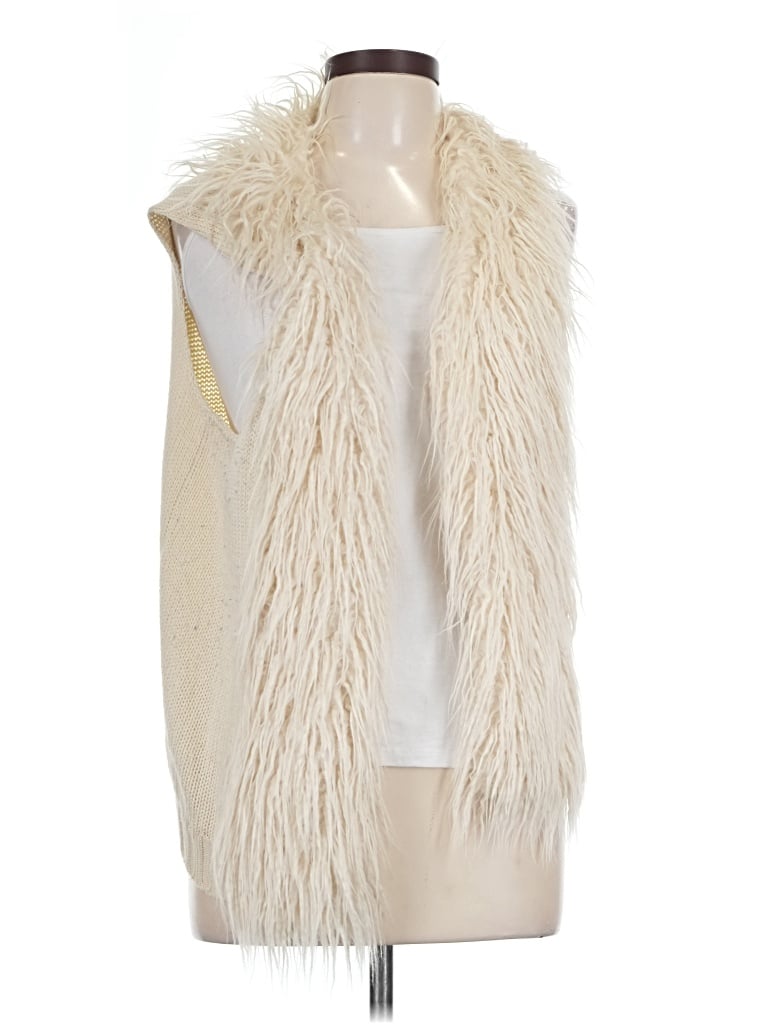 Pre-owned A. Byer Sweater Vest In Ivory
