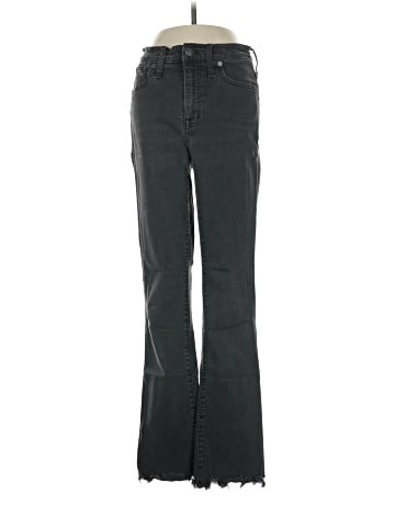 Madewell Tall Cali Demi-Boot Jeans in Berkeley Black: Chewed-Hem Edition (view 1)